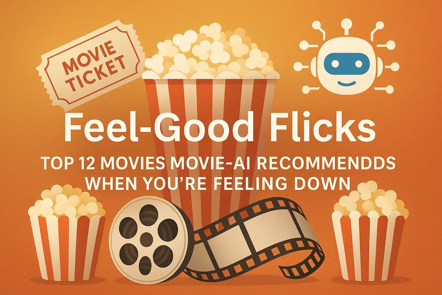 Feel-Good Flicks: Top 12 Movies Movie-AI Recommends When You’re Feeling Down